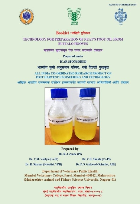 Booklet On Neats Foot Oil